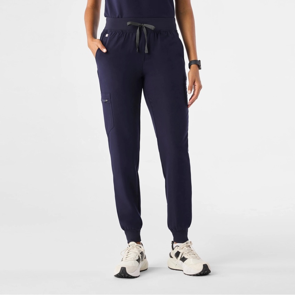 FIGS Zamora Jogger Scrub Pants Navy Blue Size Small Women’s FIONx Medical